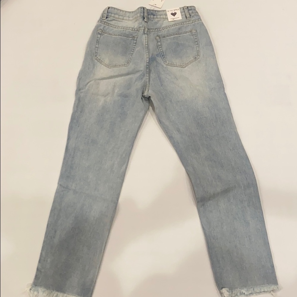 IN THE STYLE LIGHT BLUE JEANS NWT - Picture 3 of 4